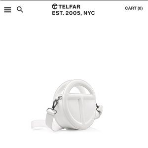 Telfar Circle Bag in White